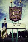 Robin Hood Lanes Sign