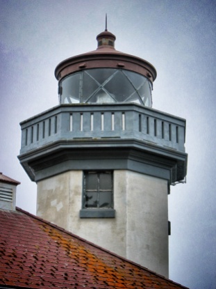 Curved Lighthouse on San Juan Island