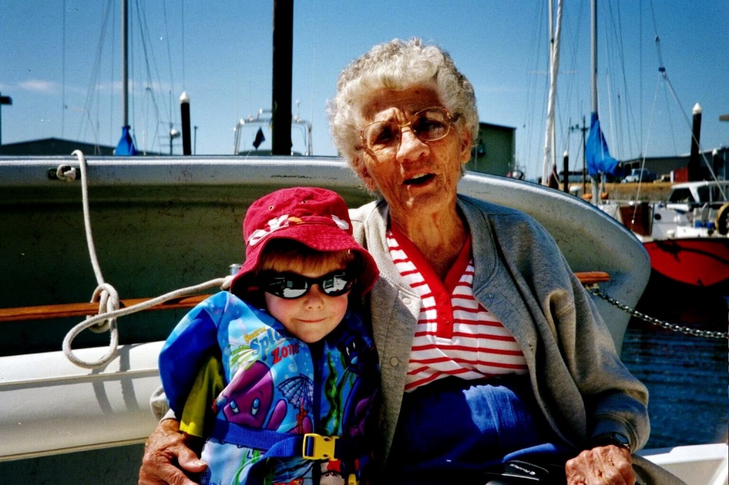 Ryan with my beautiful Grandma Emma who recently celebrated her 95th birthday!