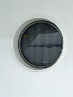 Porthole view on a Washington State Ferry